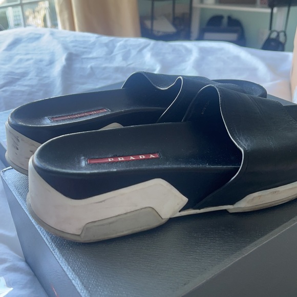 100% authentic prada platform sandals - Picture 3 of 9